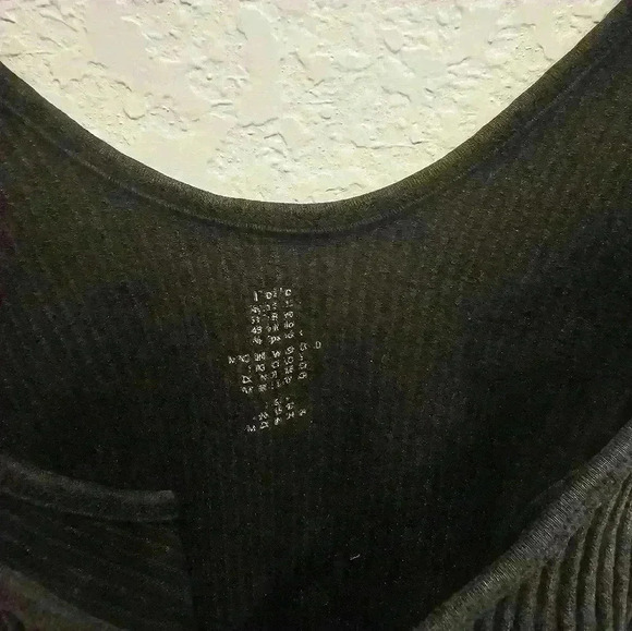 Black/gray thong body suit - Picture 5 of 6